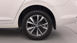 Used 2022 Skoda Slavia Style 1.5L TSI MT Petrol Manual tyres LEFT REAR TYRE RIM VIEW
