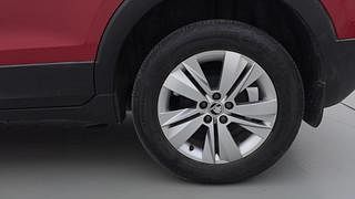 Used 2021 Skoda Kushaq Ambition 1.0L TSI MT Petrol Manual tyres LEFT REAR TYRE RIM VIEW