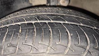 Used 2018 Mahindra KUV100 NXT K6+ 6 STR Petrol Manual tyres LEFT FRONT TYRE TREAD VIEW