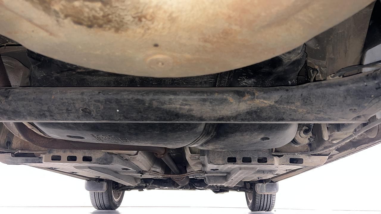 Used 2017 Volkswagen Polo [2017-2019] Highline Plus 1.2L (P) Petrol Manual extra REAR UNDERBODY VIEW (TAKEN FROM REAR)