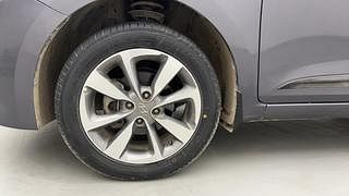 Used 2015 Hyundai Elite i20 [2014-2018] Sportz 1.2 (O) Petrol Manual tyres LEFT FRONT TYRE RIM VIEW