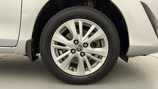 Used 2018 Toyota Yaris [2018-2021] V CVT Petrol Automatic tyres RIGHT FRONT TYRE RIM VIEW