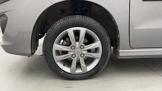 Used 2018 Maruti Suzuki Wagon R 1.0 [2015-2019] VXI+ AMT Petrol Automatic tyres LEFT FRONT TYRE RIM VIEW