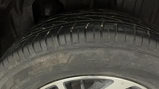 Used 2022 Mahindra XUV 300 W8 AMT (O) Diesel Diesel Automatic tyres LEFT REAR TYRE TREAD VIEW