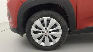 Used 2018 Mahindra KUV100 NXT K6+ 6 STR Petrol Manual tyres LEFT FRONT TYRE RIM VIEW