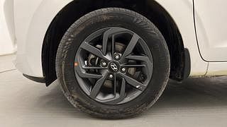 Used 2021 Hyundai Grand i10 Nios Sportz 1.2 Kappa VTVT Petrol Manual tyres LEFT FRONT TYRE RIM VIEW