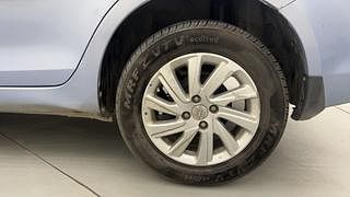 Used 2015 Maruti Suzuki Swift Dzire ZXI Petrol Manual tyres LEFT REAR TYRE RIM VIEW
