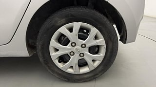 Used 2014 Hyundai Grand i10 [2013-2017] Magna 1.2 Kappa VTVT Petrol Manual tyres LEFT REAR TYRE RIM VIEW