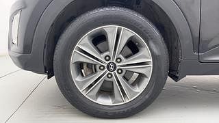 Used 2017 Hyundai Creta [2015-2018] 1.6 SX Plus Auto Petrol Petrol Automatic tyres LEFT FRONT TYRE RIM VIEW
