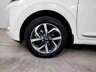Used 2022 Hyundai Grand i10 Nios Asta AMT 1.2 Kappa VTVT Petrol Automatic tyres LEFT FRONT TYRE RIM VIEW