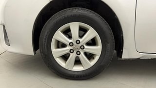 Used 2016 Toyota Corolla Altis [2014-2017] G Petrol Petrol Manual tyres LEFT FRONT TYRE RIM VIEW