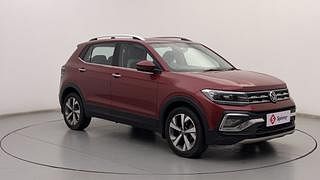 Used 2022 Volkswagen Taigun Topline 1.0 TSI MT Petrol Manual exterior RIGHT FRONT CORNER VIEW
