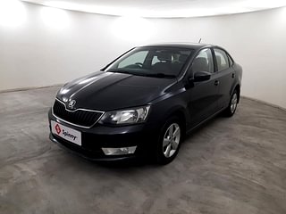 Used 2017 Skoda Rapid new [2016-2020] Ambition TDI AT with Alloy wheels Diesel Automatic exterior LEFT FRONT CORNER VIEW