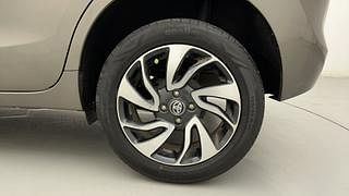 Used 2021 Toyota Glanza [2019-2022] G CVT Petrol Automatic tyres LEFT REAR TYRE RIM VIEW