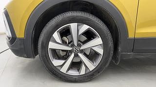 Used 2022 Volkswagen Taigun Topline 1.0 TSI MT Petrol Manual tyres LEFT FRONT TYRE RIM VIEW