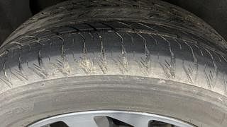 Used 2022 Tata Safari XZA Plus Dark Edition Diesel Automatic tyres LEFT REAR TYRE TREAD VIEW