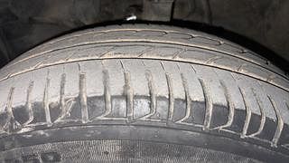 Used 2018 honda Jazz VX Petrol Manual tyres LEFT FRONT TYRE TREAD VIEW