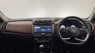 Used 2022 Hyundai Alcazar Platinum 7 STR 1.5 Diesel MT Diesel Manual interior DASHBOARD VIEW