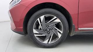 Used 2021 Hyundai New i20 Asta (O) 1.5 MT Dual Tone Diesel Manual tyres LEFT FRONT TYRE RIM VIEW