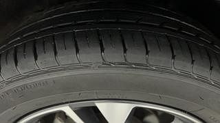 Used 2021 Tata Tigor Revotron XZA plus AMT Petrol Automatic tyres LEFT FRONT TYRE TREAD VIEW