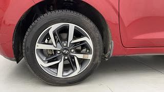 Used 2020 Hyundai Grand i10 Nios Asta 1.2 Kappa VTVT Petrol Manual tyres LEFT FRONT TYRE RIM VIEW