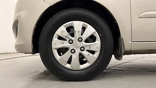 Used 2012 Hyundai i10 [2010-2016] Sportz CNG (Outside Fitted) Petrol+cng Manual tyres LEFT FRONT TYRE RIM VIEW