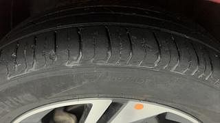 Used 2021 Hyundai New i20 Asta (O) 1.5 MT Dual Tone Diesel Manual tyres LEFT FRONT TYRE TREAD VIEW