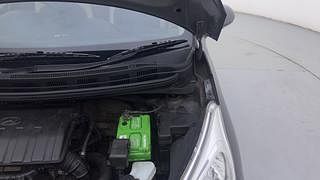 Used 2016 Hyundai Grand i10 [2013-2017] Sportz 1.2 Kappa VTVT Petrol Manual engine ENGINE LEFT SIDE HINGE & APRON VIEW