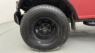 Used 2015 Mahindra Thar [2010-2019] CRDe 4x4 AC Diesel Manual tyres LEFT FRONT TYRE RIM VIEW