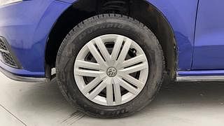 Used 2021 Volkswagen Polo [2018-2022] Trendline 1.0 (P) Petrol Manual tyres LEFT FRONT TYRE RIM VIEW