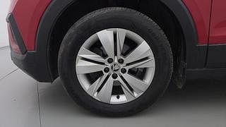 Used 2021 Skoda Kushaq Ambition 1.0L TSI MT Petrol Manual tyres LEFT FRONT TYRE RIM VIEW