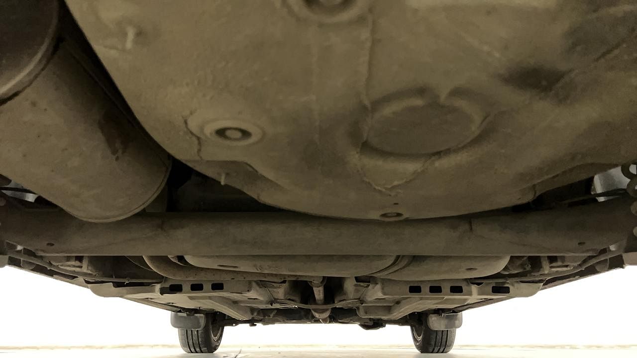 Used 2016 Volkswagen Ameo [2016-2020] Highline1.2L (P) Petrol Manual extra REAR UNDERBODY VIEW (TAKEN FROM REAR)