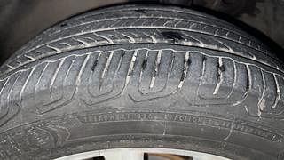 Used 2015 Skoda Octavia [2013-2017] Elegance 1.8 TSI AT Petrol Automatic tyres LEFT FRONT TYRE TREAD VIEW