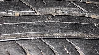 Used 2022 Renault Kiger RXE MT Petrol Manual tyres LEFT REAR TYRE TREAD VIEW