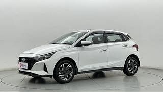 Used 2022 Hyundai New i20 Asta (O) 1.2 MT Petrol Manual exterior LEFT FRONT CORNER VIEW