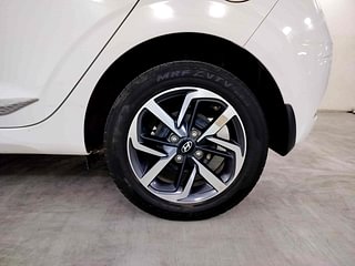 Used 2022 Hyundai Grand i10 Nios Asta AMT 1.2 Kappa VTVT Petrol Automatic tyres LEFT REAR TYRE RIM VIEW