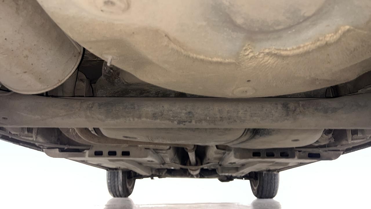 Used 2015 Volkswagen Polo [2015-2019] Highline1.2L (P) Petrol Manual extra REAR UNDERBODY VIEW (TAKEN FROM REAR)