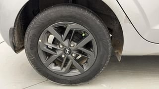Used 2020 Hyundai Grand i10 Nios Sportz 1.2 Kappa VTVT Petrol Manual tyres RIGHT REAR TYRE RIM VIEW