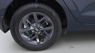 Used 2022 Hyundai Grand i10 Nios Sportz 1.2 Kappa VTVT Petrol Manual tyres RIGHT REAR TYRE RIM VIEW