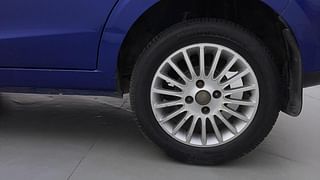 Used 2014 Tata Zest [2014-2019] XMA Diesel Diesel Automatic tyres LEFT REAR TYRE RIM VIEW
