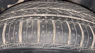 Used 2017 Ford Figo [2015-2019] Titanium 1.2 Ti-VCT Petrol Manual tyres LEFT REAR TYRE TREAD VIEW