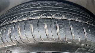 Used 2019 Volkswagen Ameo [2016-2020] Trendline 1.5L (D) Diesel Manual tyres LEFT FRONT TYRE TREAD VIEW