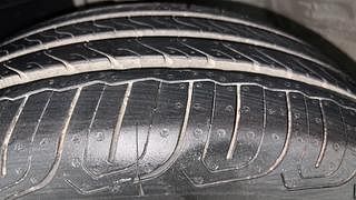 Used 2017 Mahindra KUV100 [2015-2017] K6 6 STR Petrol Manual tyres LEFT FRONT TYRE TREAD VIEW