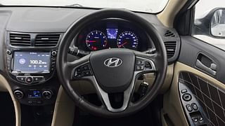 Used 2017 Hyundai Fluidic Verna 4S [2015-2017] 1.6 VTVT SX CNG (Outside Fitted) Petrol+cng Manual interior STEERING VIEW