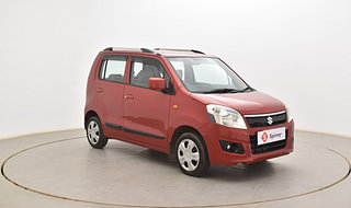 Used 2015 Maruti Suzuki Wagon R 1.0 [2010-2019] VXi Petrol Manual exterior RIGHT FRONT CORNER VIEW