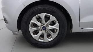 Used 2018 Ford Figo Aspire [2015-2019] Titanium 1.2 Ti-VCT Petrol Manual tyres LEFT FRONT TYRE RIM VIEW