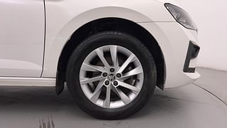 Used 2023 Skoda Slavia Ambition 1.0L TSI MT Petrol Manual tyres RIGHT FRONT TYRE RIM VIEW
