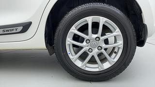 Used 2023 Maruti Suzuki Swift ZXI AMT Petrol Automatic tyres LEFT REAR TYRE RIM VIEW