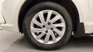 Used 2016 Maruti Suzuki Swift Dzire ZDI AMT Diesel Automatic tyres LEFT FRONT TYRE RIM VIEW