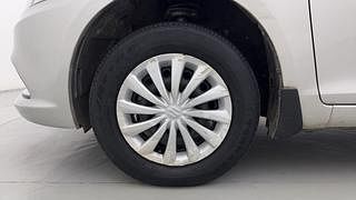 Used 2015 Maruti Suzuki Swift Dzire VXI Petrol Manual tyres LEFT FRONT TYRE RIM VIEW